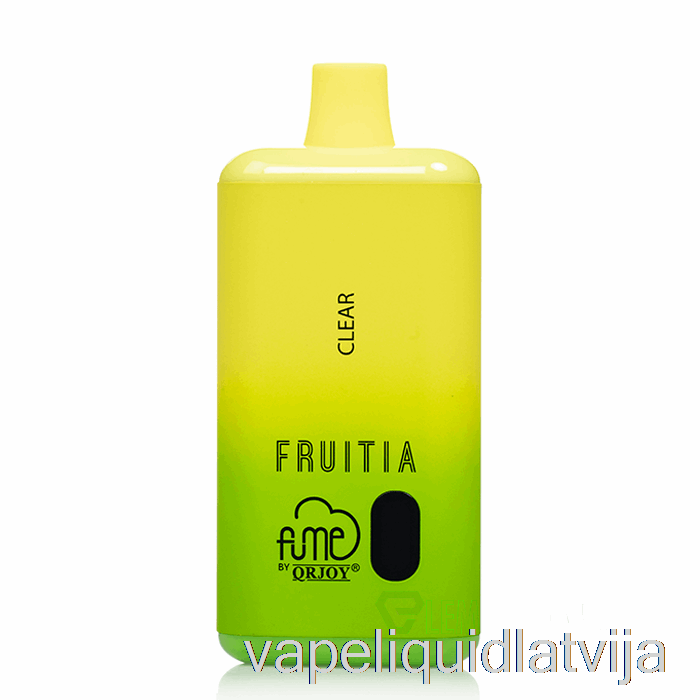 Fruitia X Fume 8000 Vienreizējās Lietošanas Dzidrs Vape šķidrums